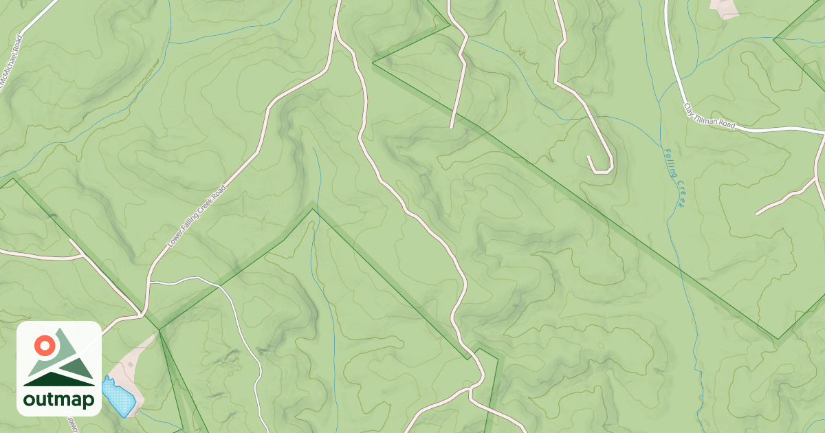 Map of L. FALLING CH BR B