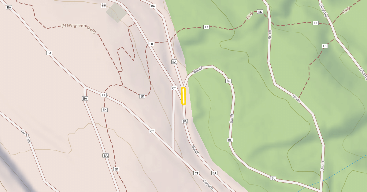 Map preview of Banff