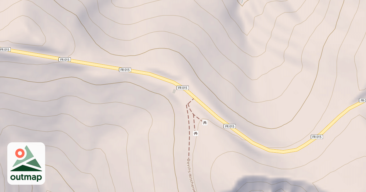 Map of DEVILS KITCHEN PULLOUT