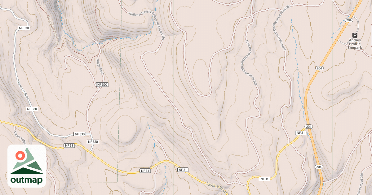 Map of USFS Motor Vehicle Use Map Roads {7E687B70-A5A5-46FC-B914-0F789E339D24}