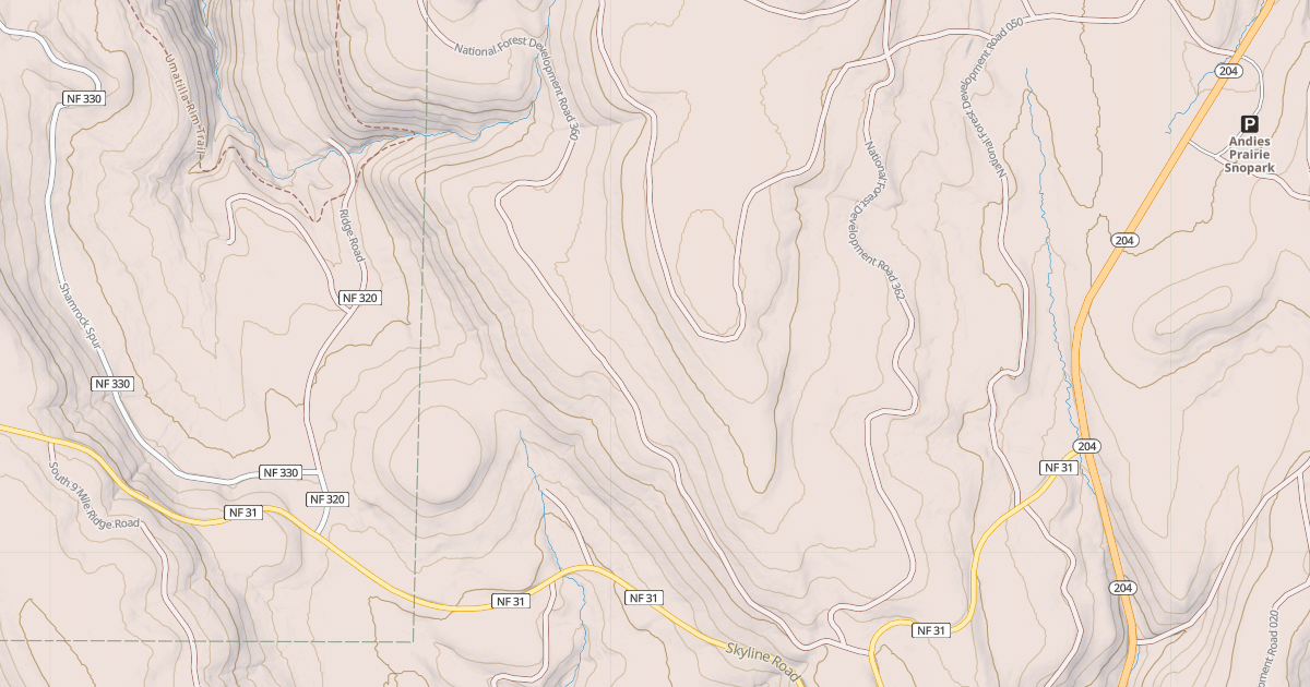 Map preview of USFS Motor Vehicle Use Map Roads {7E687B70-A5A5-46FC-B914-0F789E339D24}