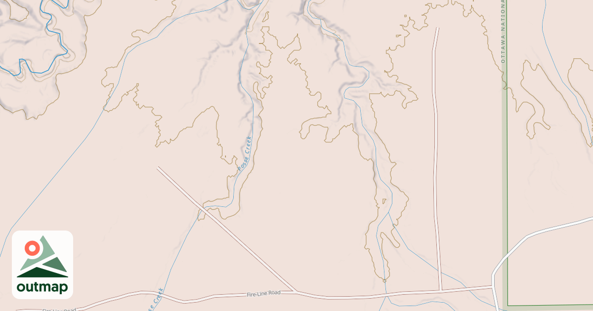 Map of USFS Motor Vehicle Use Map Trails 24426