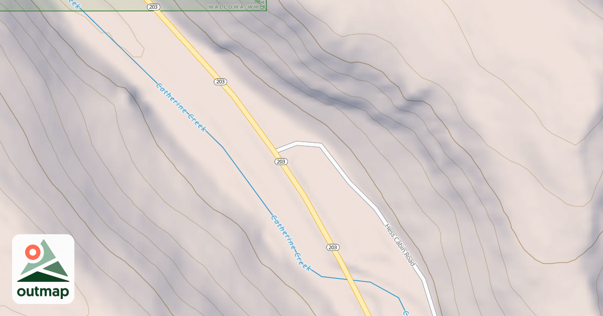 Map of HESS CABIN