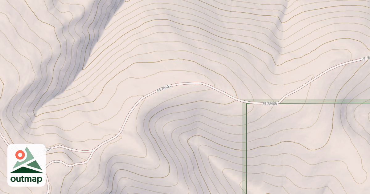 Map of USFS National Forest System Roads {A792B063-51AC-4838-903B-D4CA84DCE8F0}