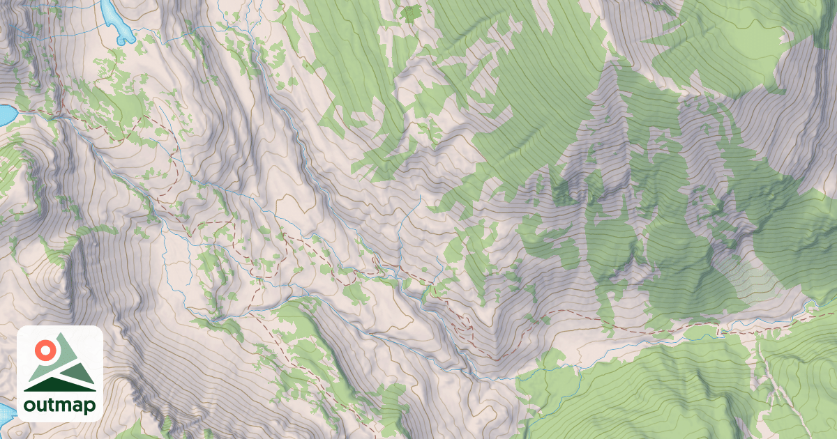 Map of Corral Creek