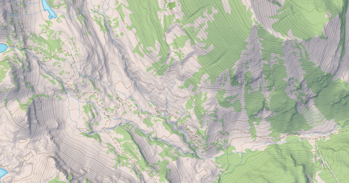 Map preview of Corral Creek