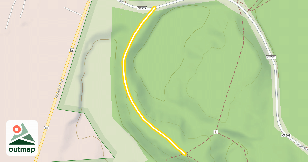 Map of West Esker Trail