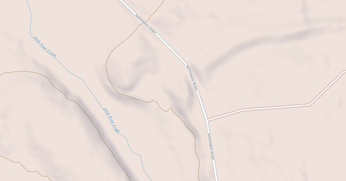 Map preview of JACKPINE CREEK GRAVEL PIT