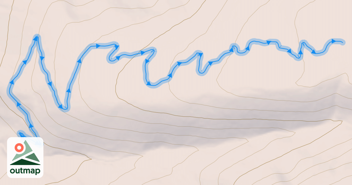 Map of Lone Cedar Rise Trail