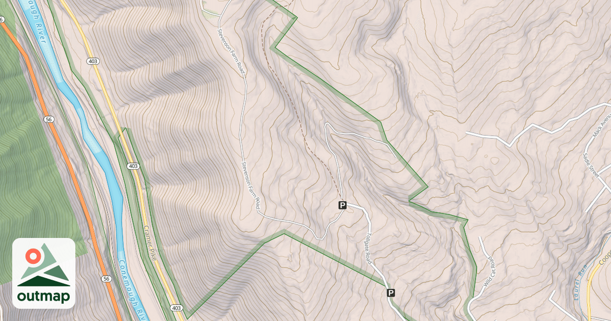 Map of Rager Mountain Division Snowmobile Trails