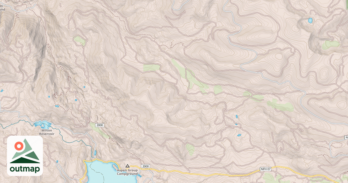 Map of Bald Ridge Loop