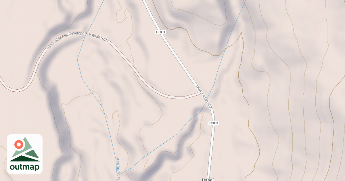 Map of DEPUY CREEK CONNECTOR