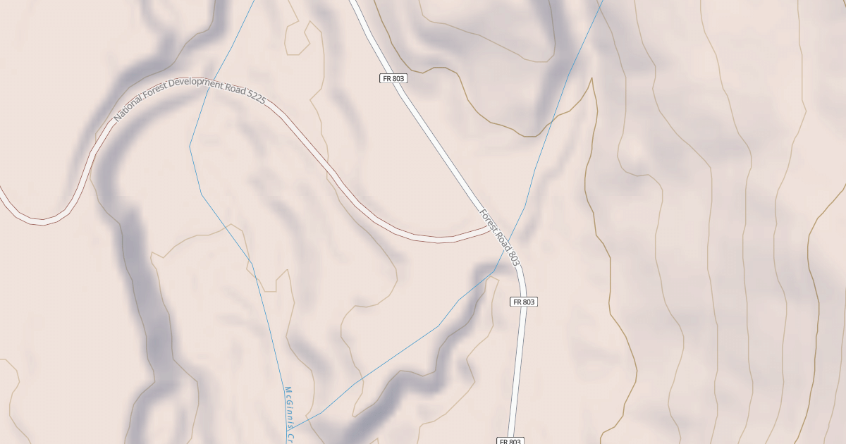 Map preview of DEPUY CREEK CONNECTOR