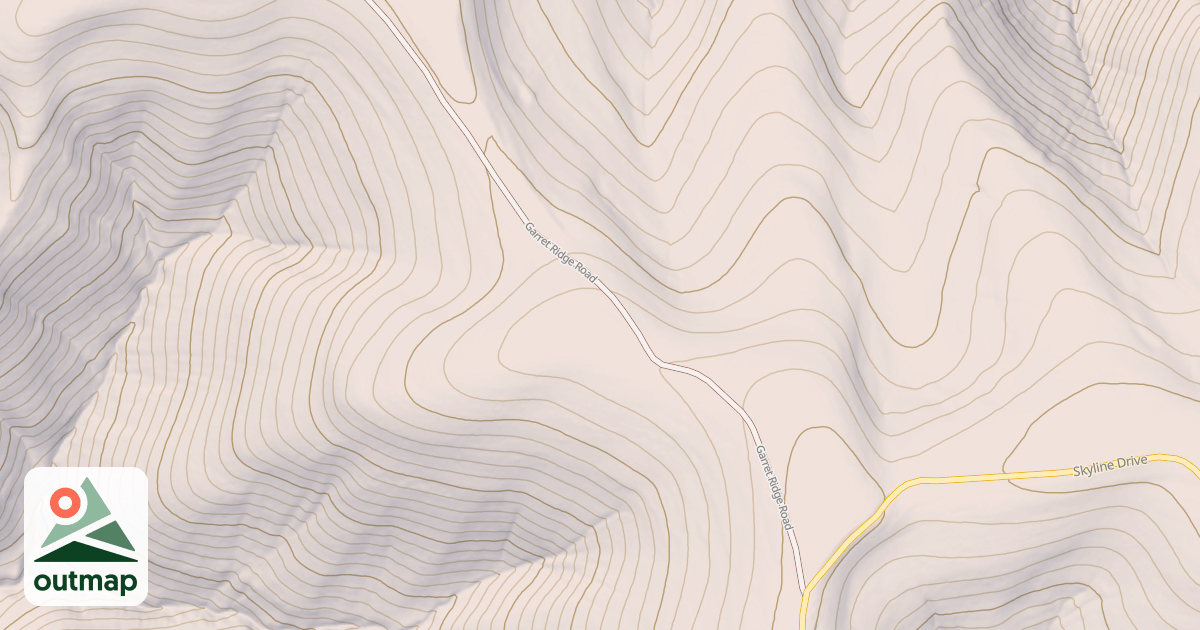 Map of GARRET RIDGE