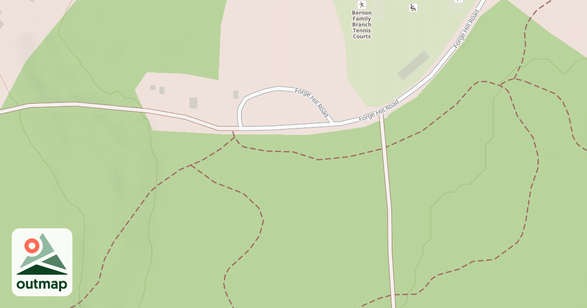 Map of Forge Hill Trail