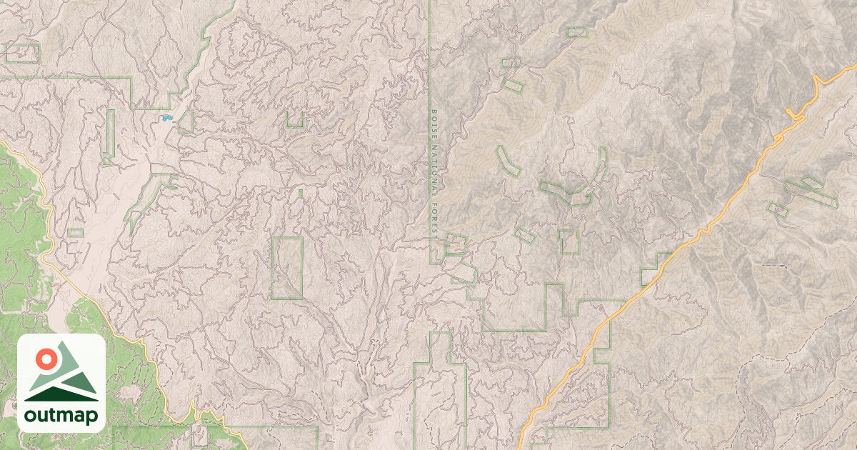 Map of ELK CREEK