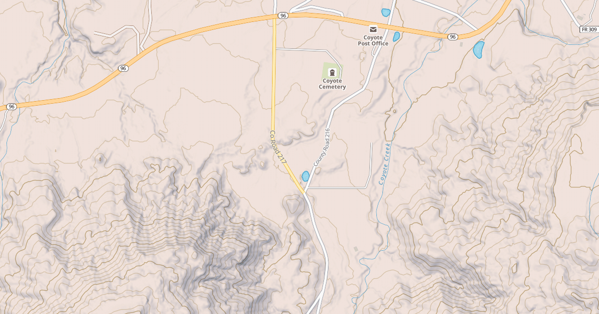 Map preview of COYOTE CANYON