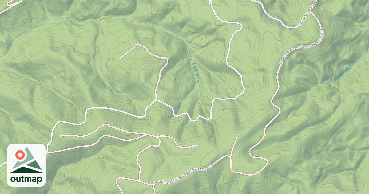 Map of USFS National Forest System Roads {C2F71D32-5933-4548-A1AD-2B19E4D7CB97}
