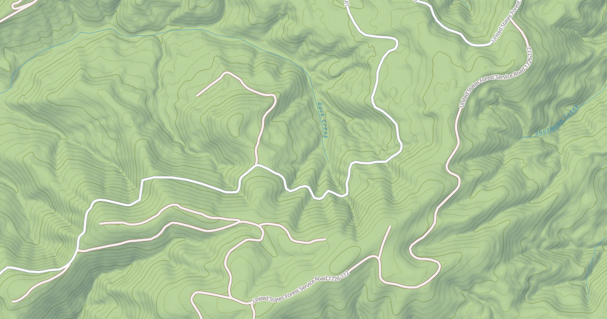 Map preview of USFS National Forest System Roads {C2F71D32-5933-4548-A1AD-2B19E4D7CB97}