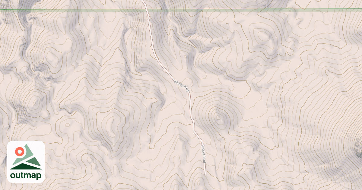 Map of BIG BLIND CANYON