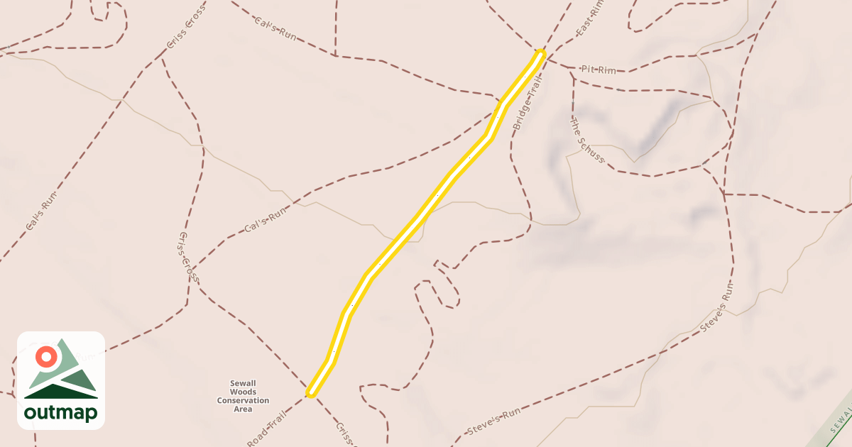 Map of Sewall Road Trail