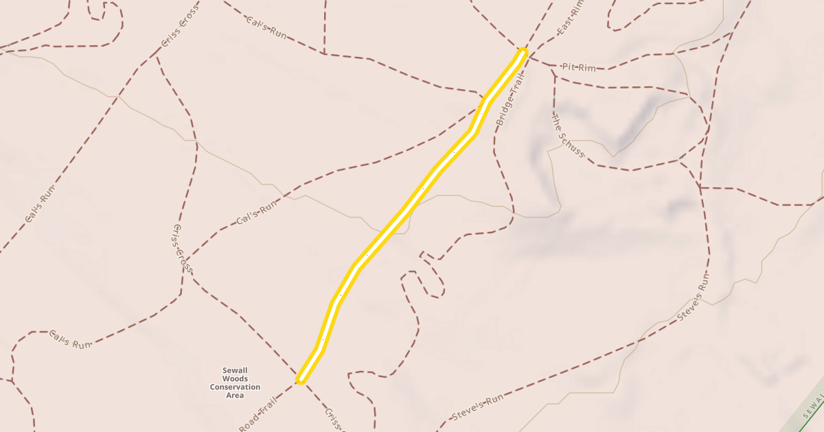 Map preview of Sewall Road Trail