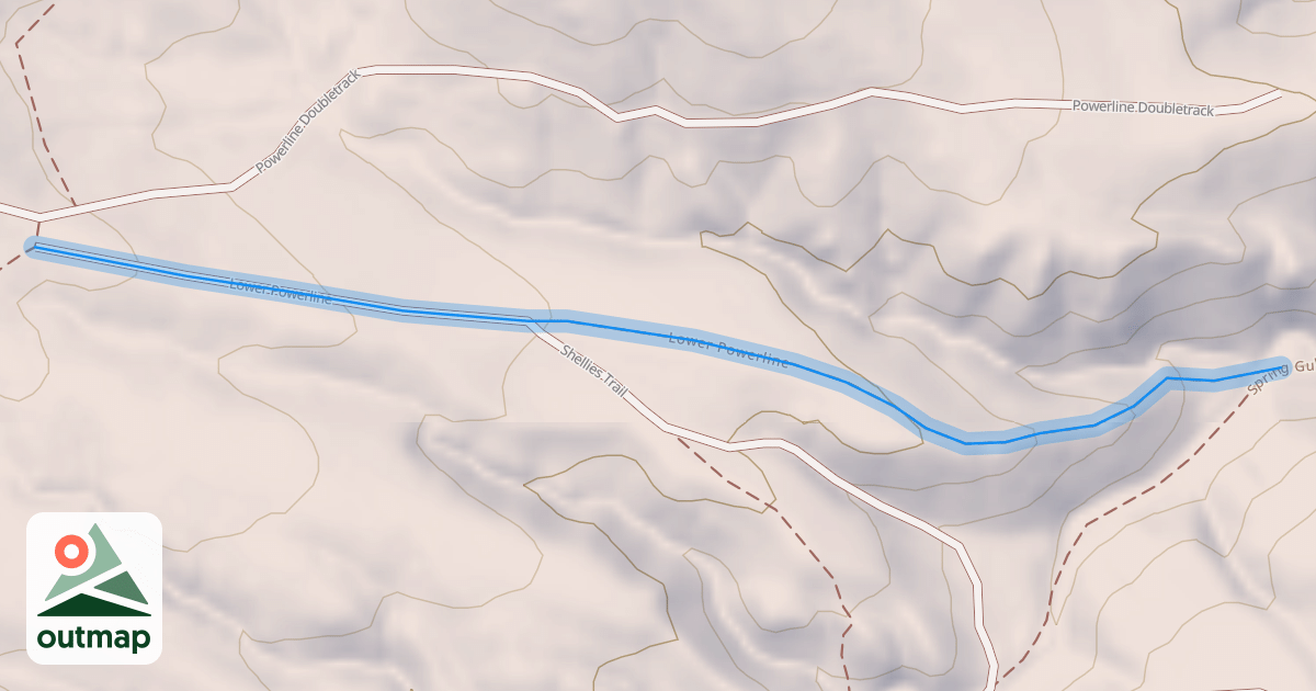 Map of Lower Powerline