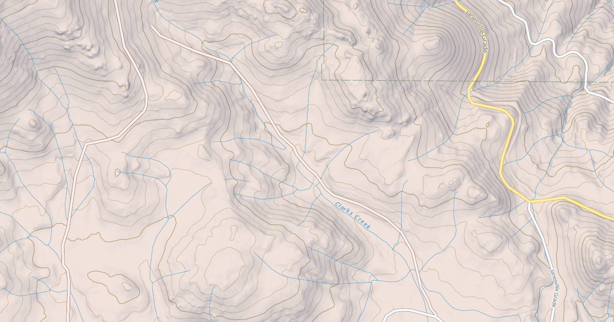Map preview of CLARKS CREEK