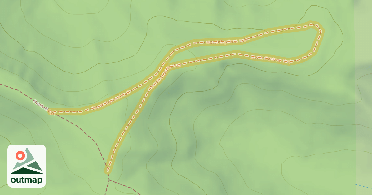 Map of North Squirrel Tail in Dunn