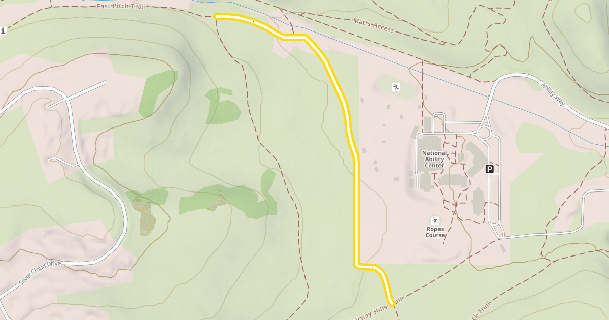 Map preview of Fast Pitch Trail