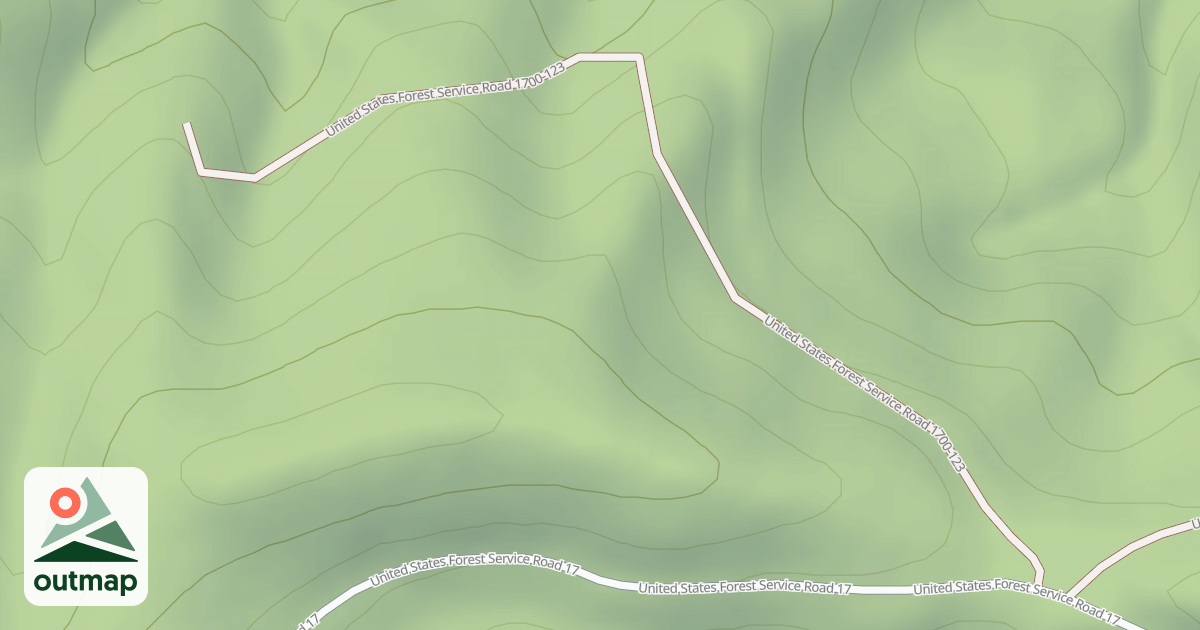 Map of USFS Motor Vehicle Use Map Roads {3028DA5C-9E32-4D96-B3DB-2E1DD9983382}