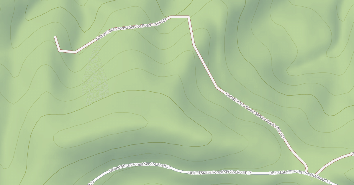 Map preview of USFS Motor Vehicle Use Map Roads {3028DA5C-9E32-4D96-B3DB-2E1DD9983382}