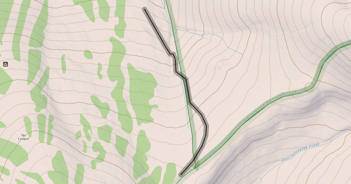 Map preview of Corkscrew