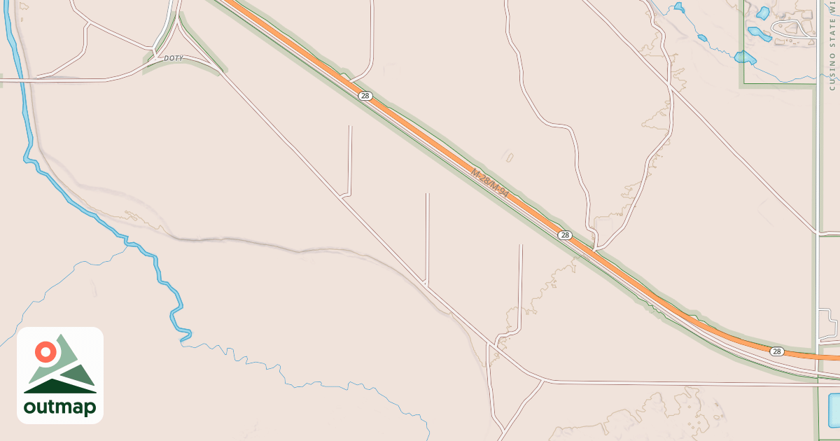 Map of HAYWIRE GRADE