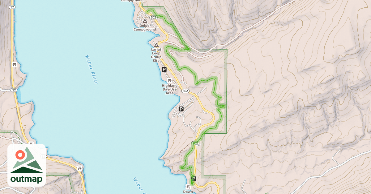Map of Lake View Trail