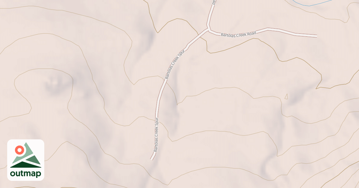 Map of BARTOLAS CREEK