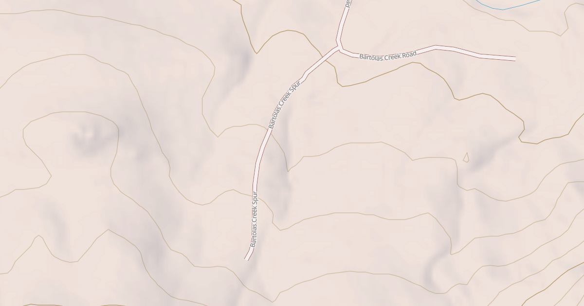 Map preview of BARTOLAS CREEK