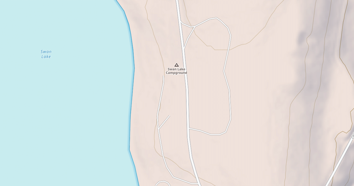 Map preview of SWAN LAKE CAMPGROUND