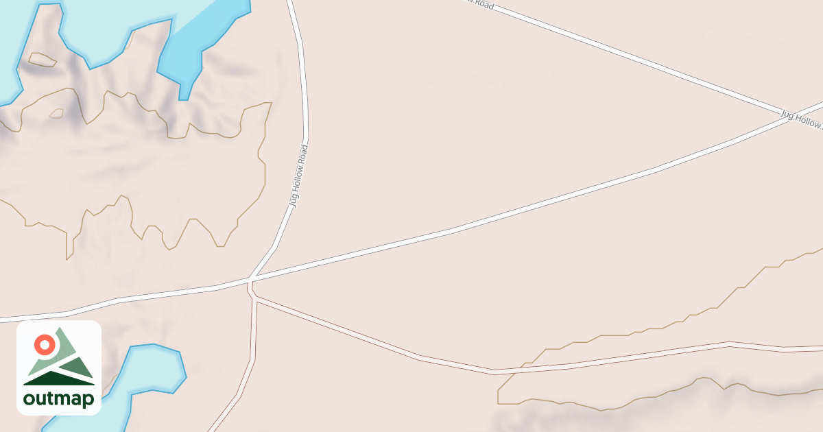 Map of JUG HOLLOW