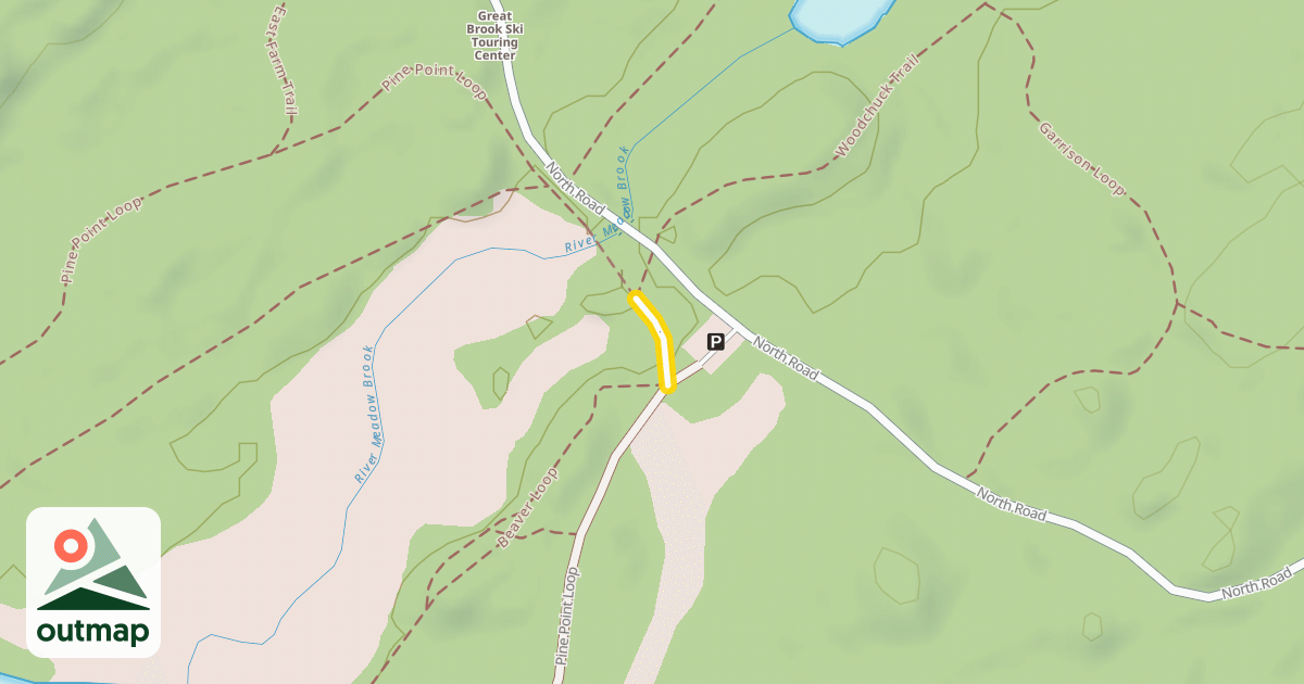 Map of Pine Point Loop