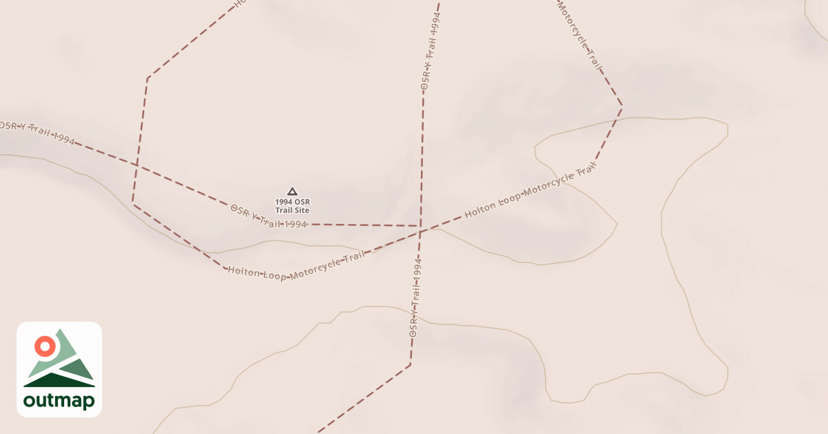Map of HOLTON MOTORCYCLE TRAIL