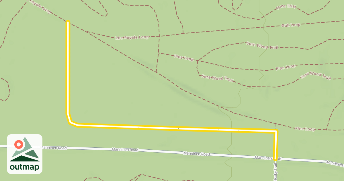 Map of Husky Trail