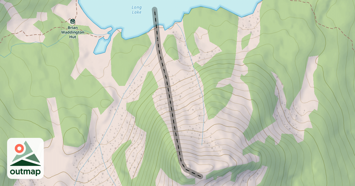 Map of Cabin Hill Left