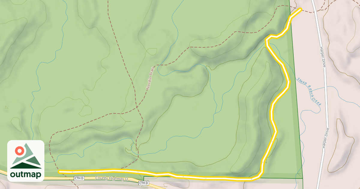 Map of Nordic Trail