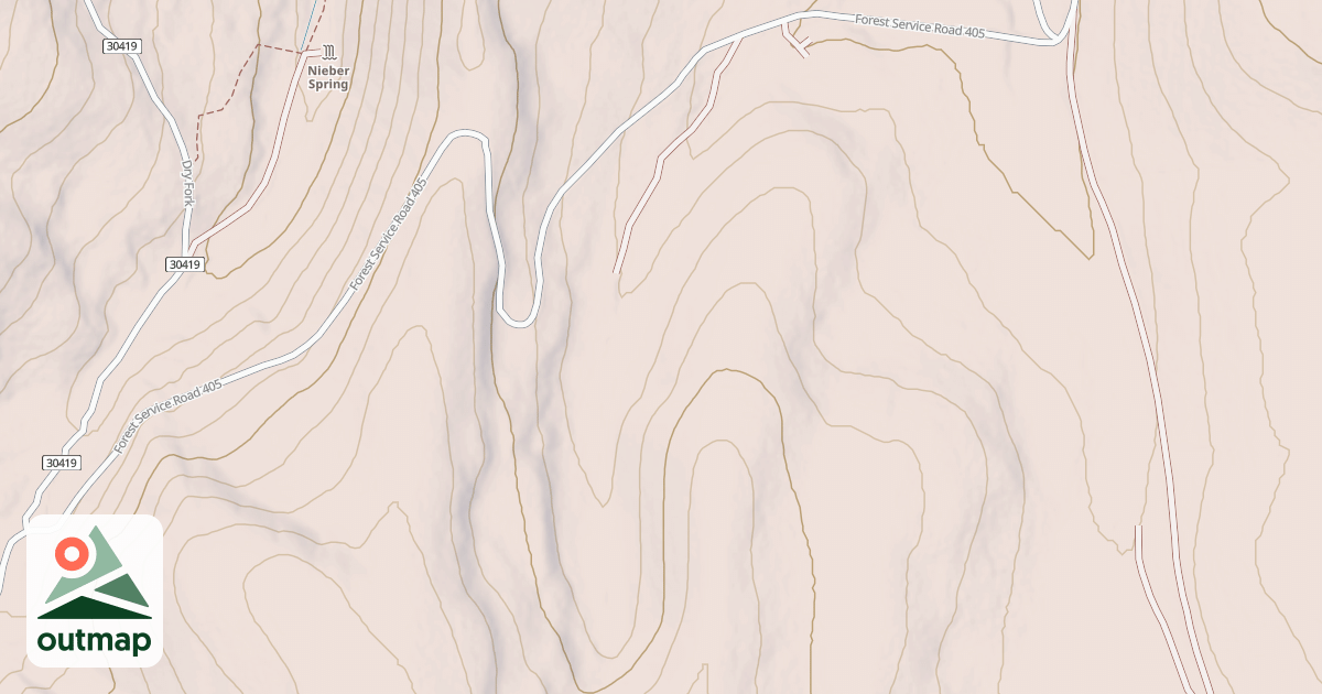 Map of UPPER DANISH FLAT