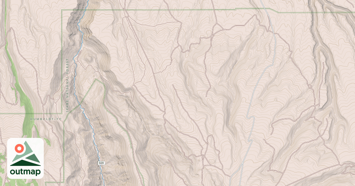 Map of COUGAR POINT