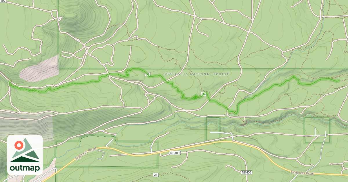 Map of Mrazek Trail #32