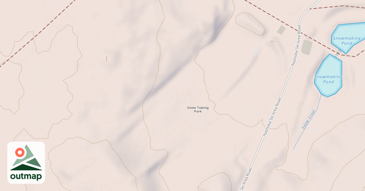 Map of Snow Tubing