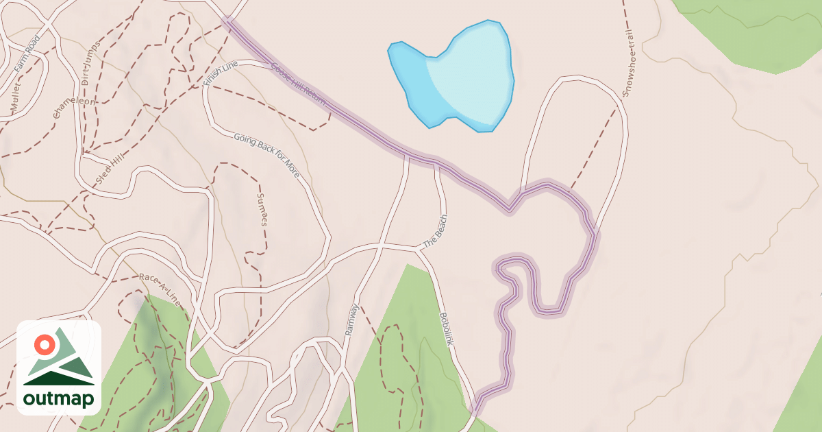 Map of Goose Hill Return