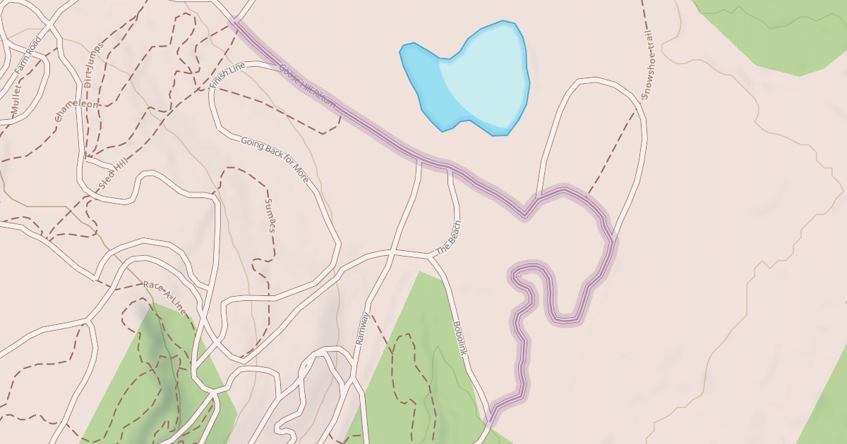 Map preview of Goose Hill Return